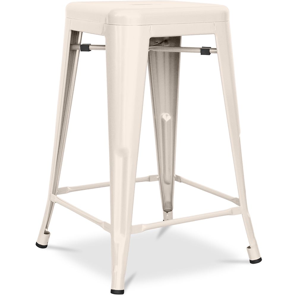 Tabouret de bar - Design industriel - Acier mat - 60cm - Nouvelle édition - Stylix image 8