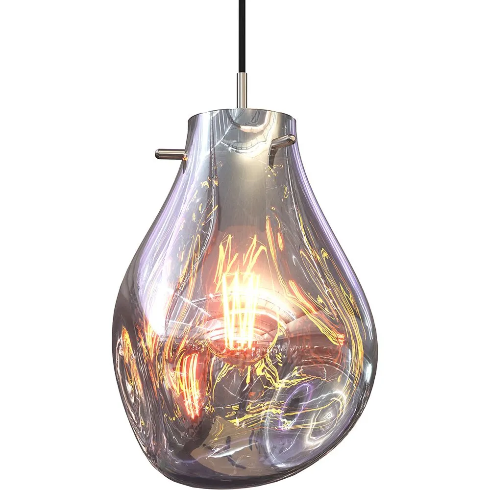 Lampe de plafond en verre - Suspension design - Vera image 8