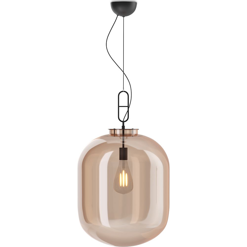 Lampe de plafond en cristal - Lampe suspendue design moyenne - Grau image 8