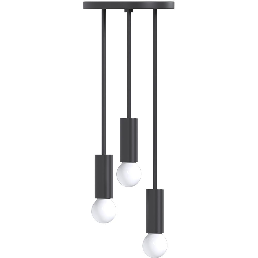Lampe de plafond design - Lampe suspendue - 3 bras - Troy image 8