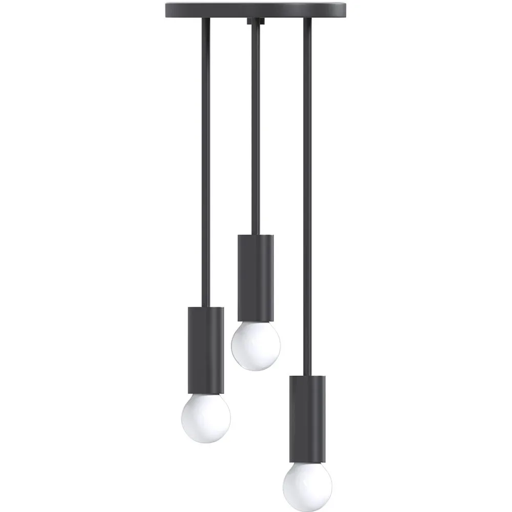 Lampe de plafond design - Lampe suspendue - 3 bras - Troy image 8