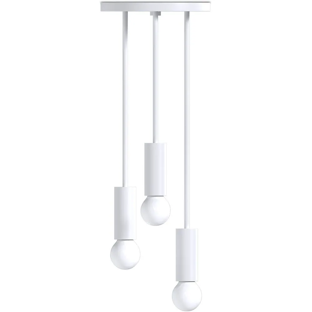 Lampe de plafond design - Lampe suspendue - 3 bras - Troy image 8