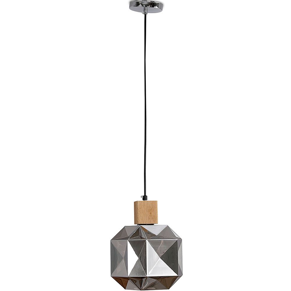 Lampe de plafond en bois et verre - Lampe suspendue design - Bumba image 8