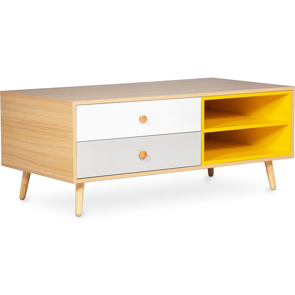 Meuble TV en Bois - Design Scandinave - Lenark image 8