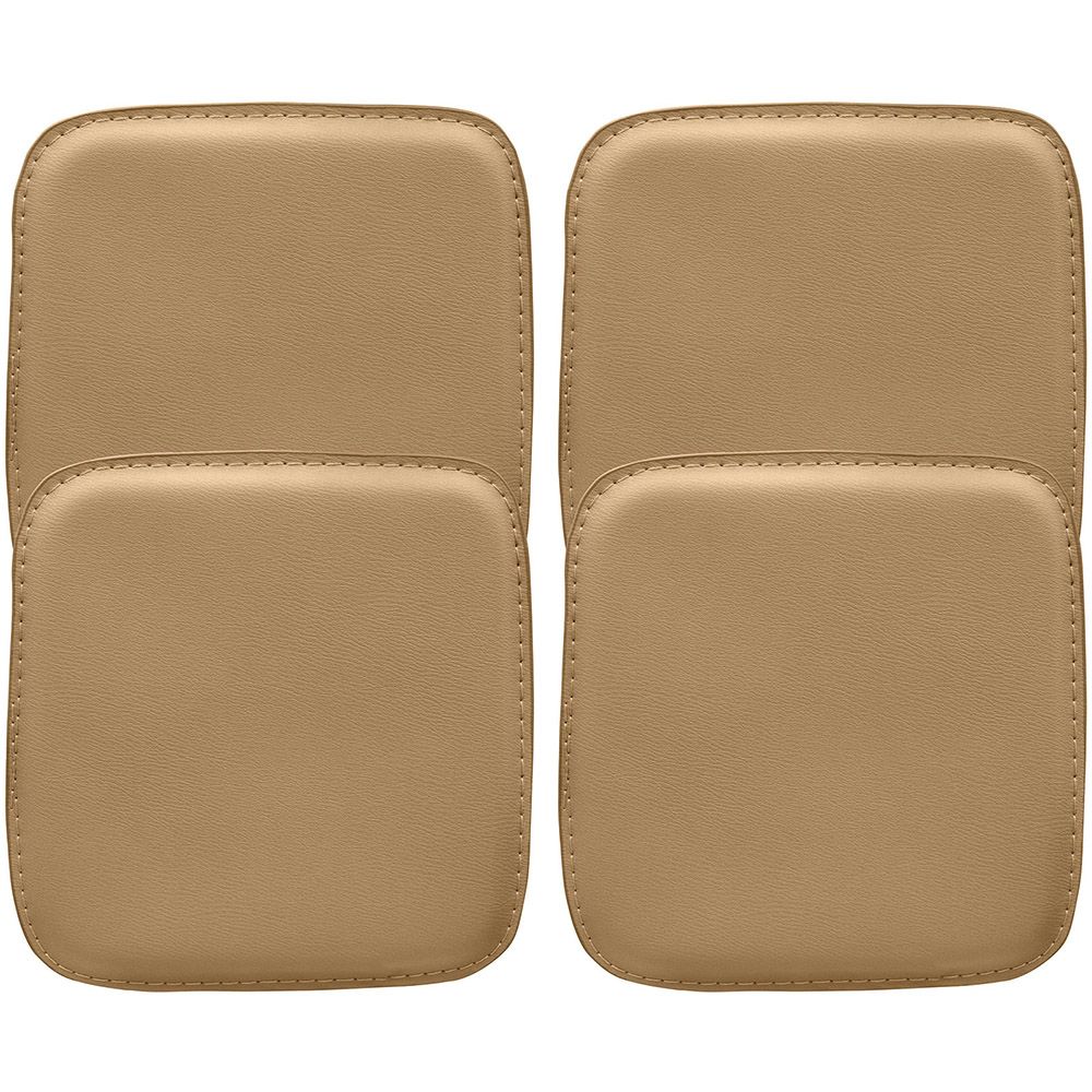 Lot de 4 coussins magnétiques pour tabouret - simili-cuir - Stylix image 8