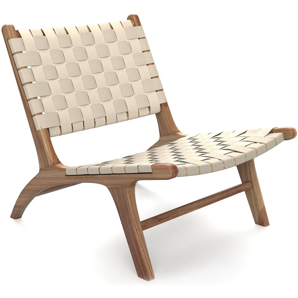 Fauteuil de Salon - Fauteuil de Design Artisanal Boho Bali - Bois et Corde - Recia image 8