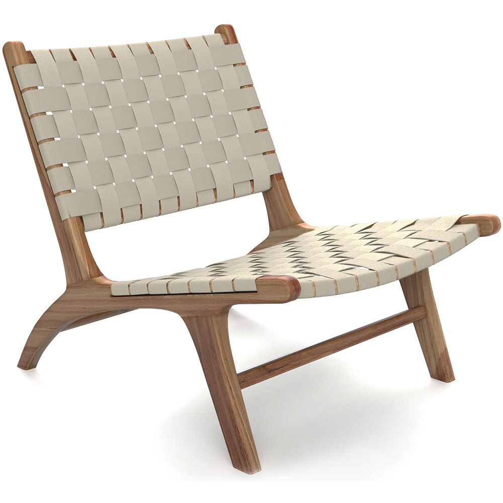 Fauteuil de Salon - Fauteuil de Design Artisanal Boho Bali - Bois et Corde - Recia image 8