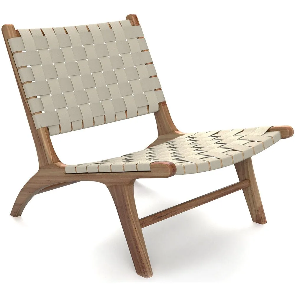 Fauteuil de Salon - Fauteuil de Design Artisanal Boho Bali - Bois et Corde - Recia image 8