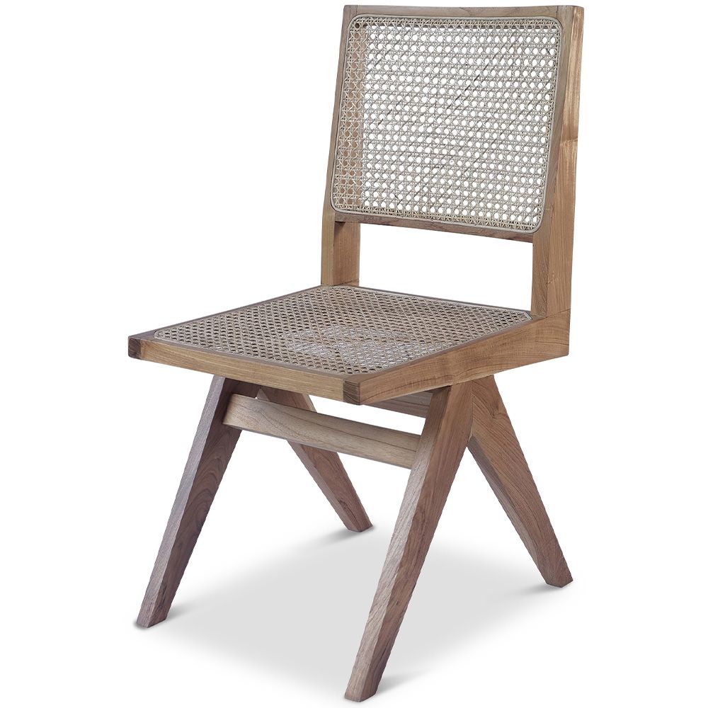 Chaise de salle à manger en bois - Design Boho Bali - Breya image 8