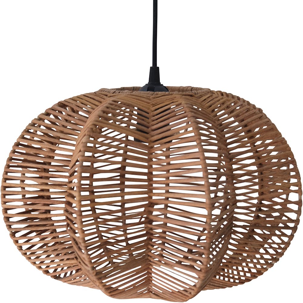 Lustre de plafond en rotin - Suspension de style Boho Bali - Pya image 8