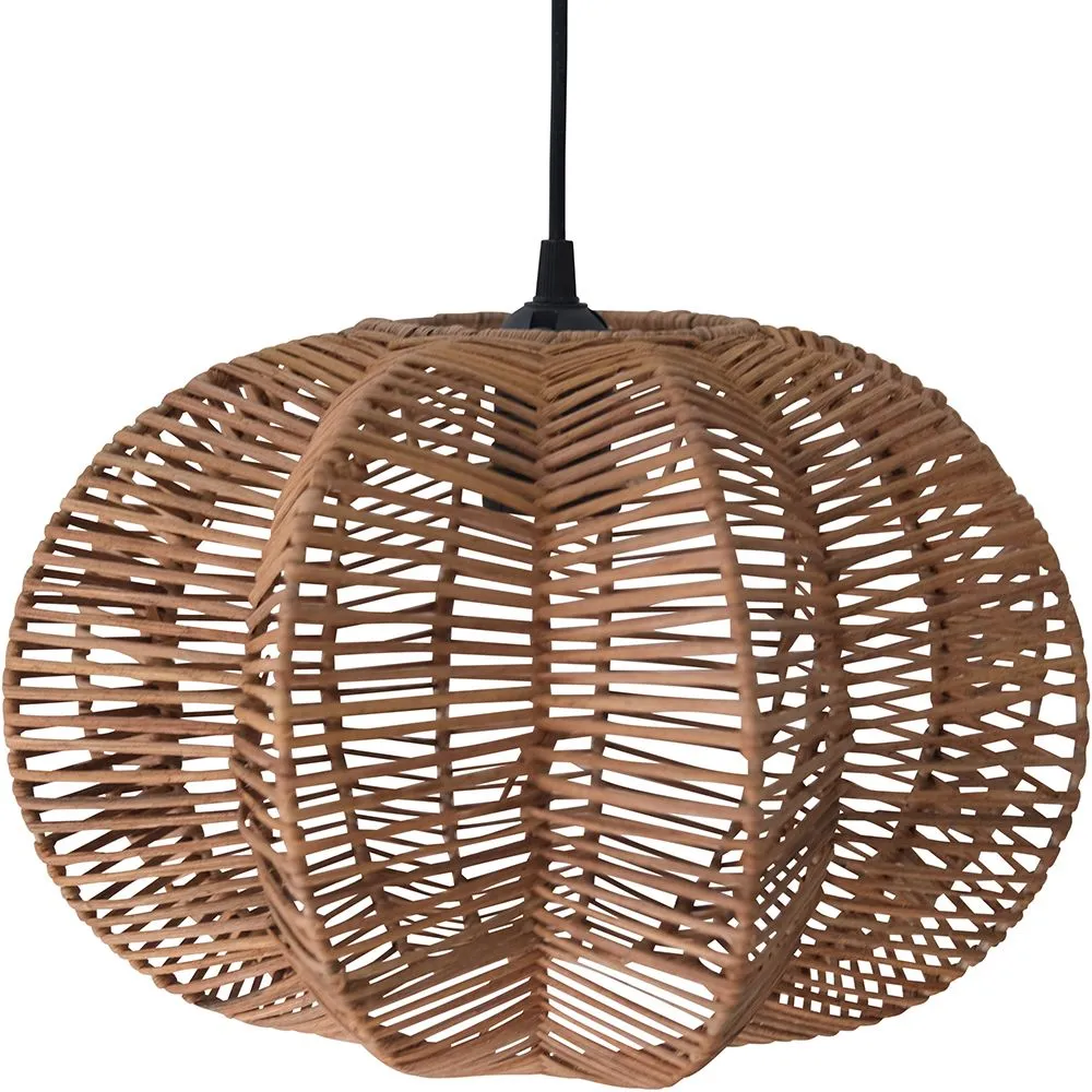 Lustre de plafond en rotin - Suspension de style Boho Bali - Pya image 8
