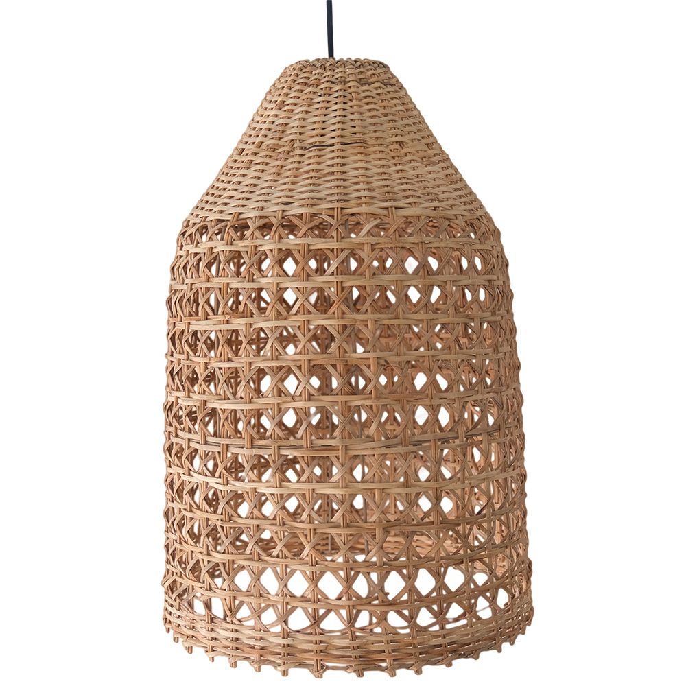 Lampe de plafond en rotin - Lampe suspendue de stile Boho Bali - Fai image 8