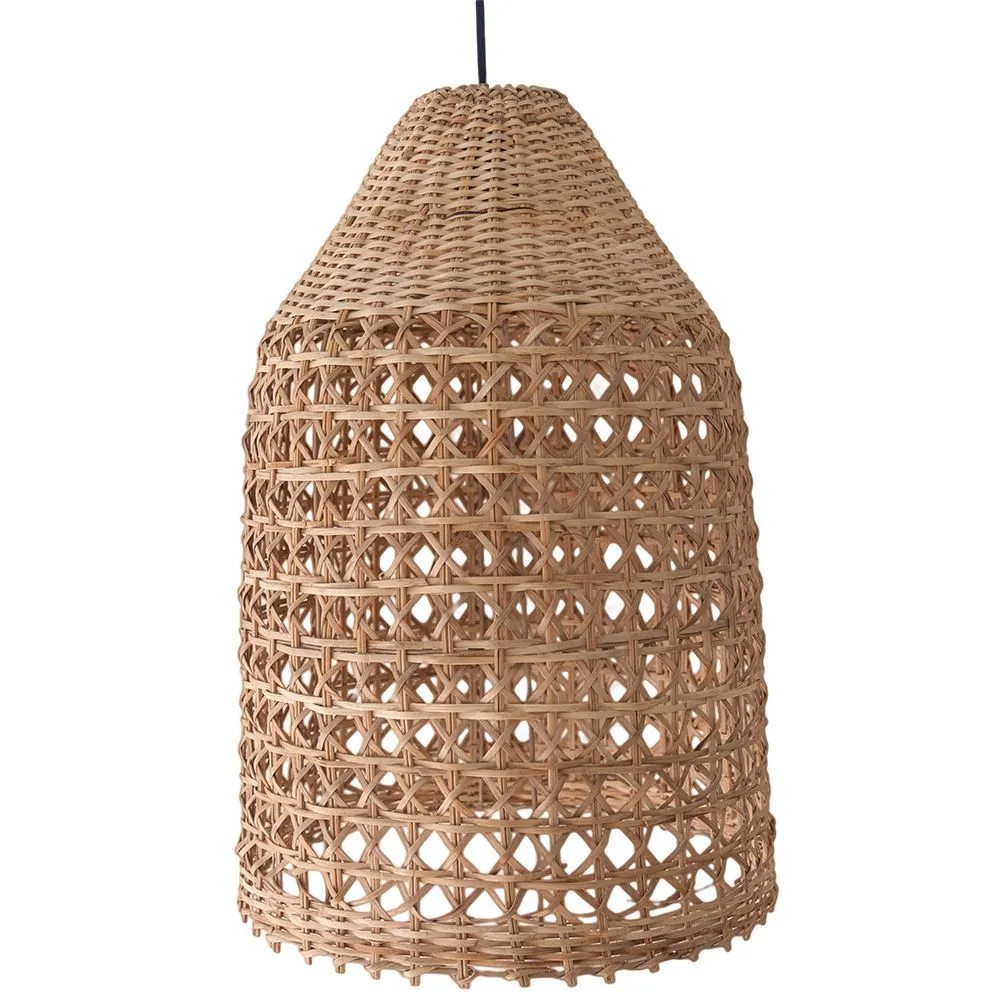 Lampe de plafond en rotin - Lampe suspendue de stile Boho Bali - Fai image 8