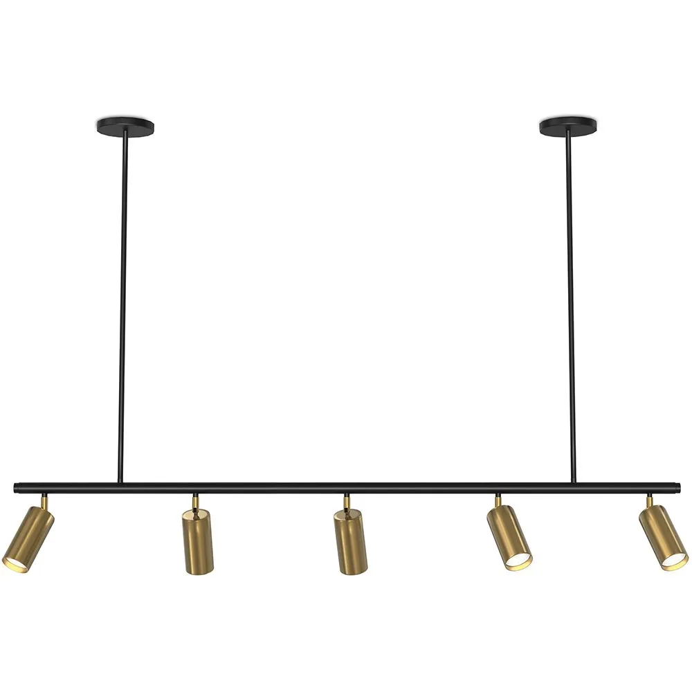 Spot sur Rail - Lampe 5 Spots Orientables - 110CM image 8