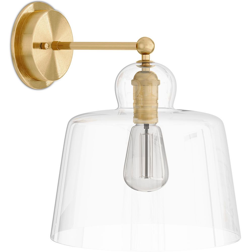 Applique Murale - Lampe Métal Doré et Cristal - Sabela image 8