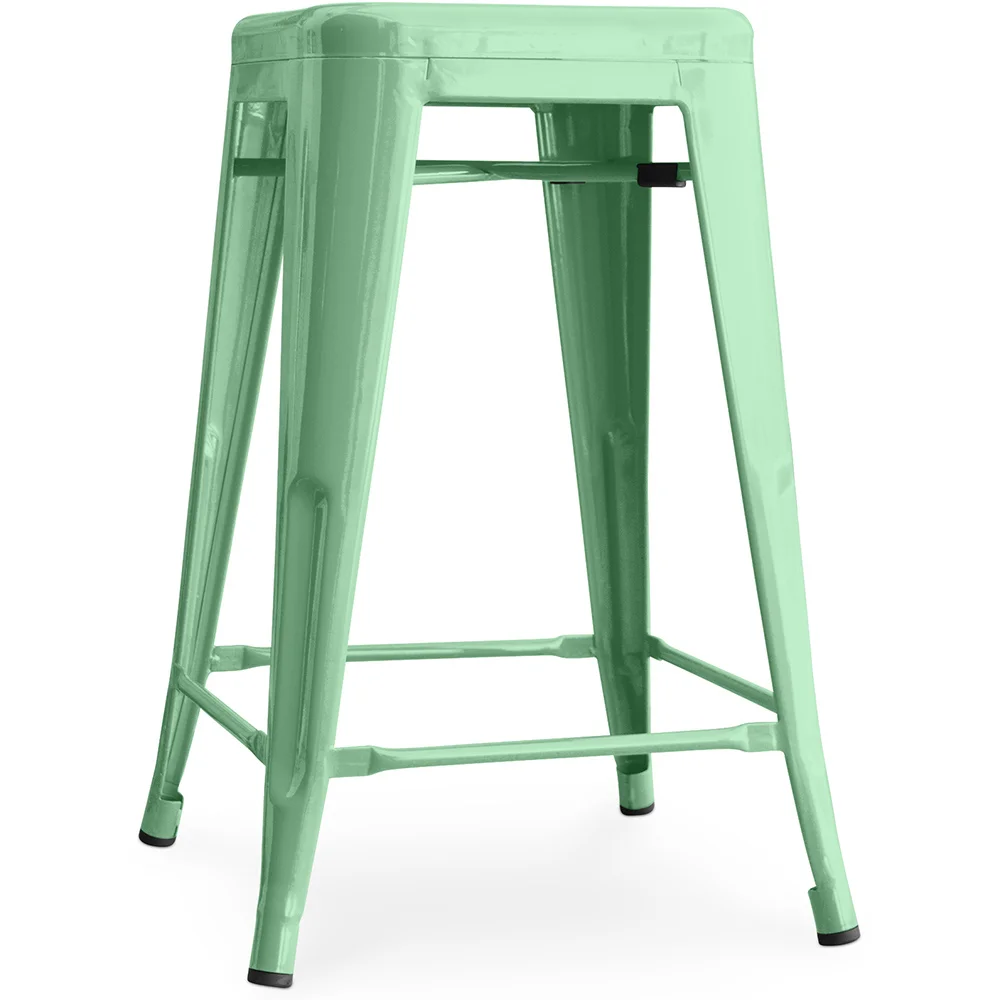 Tabouret de bar - Design industriel - 60cm - Nouvelle édition - Stylix image 8
