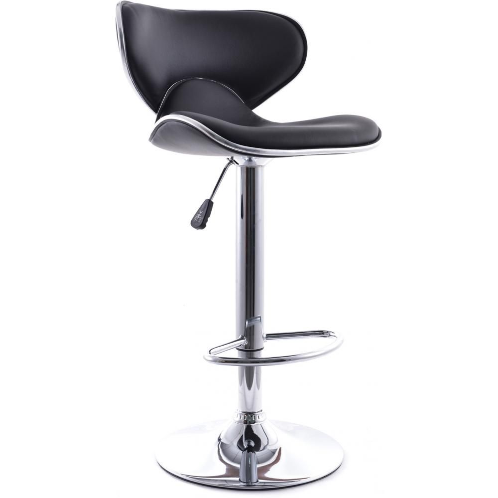 Tabouret de bar pivotant avec dossier - Dossier courbe image 8