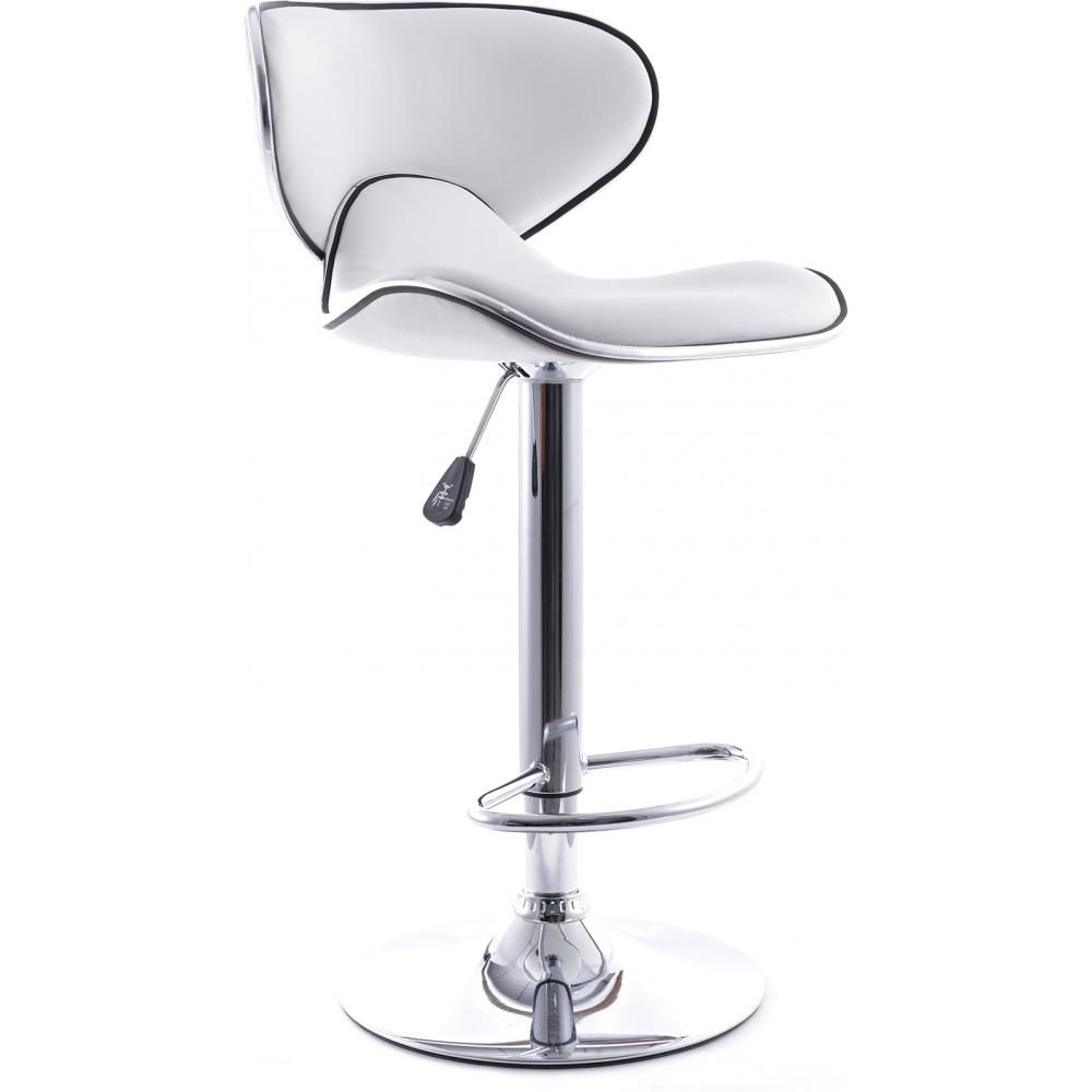 Tabouret de bar pivotant avec dossier - Dossier courbe image 8