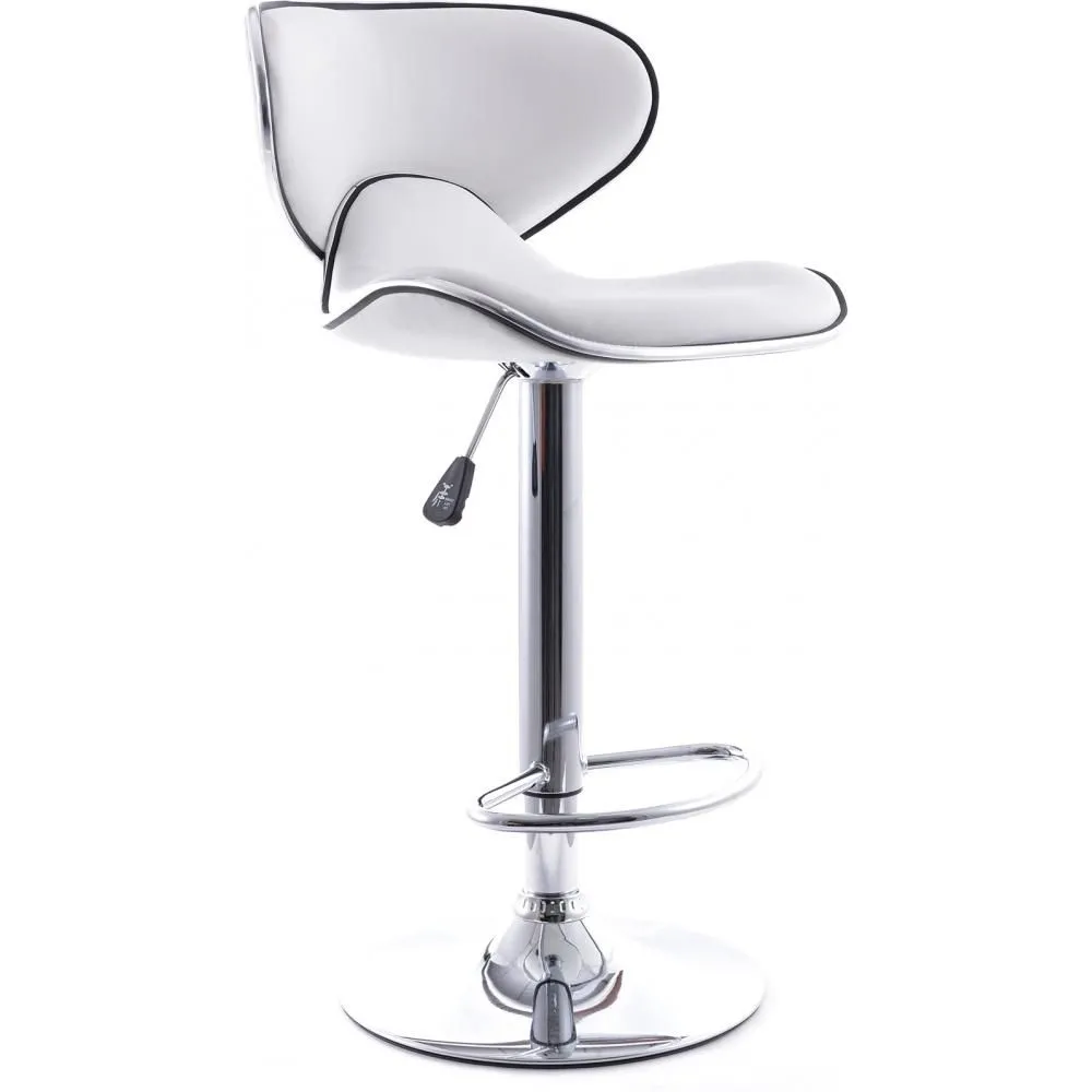 Tabouret de bar pivotant avec dossier - Dossier courbe image 8