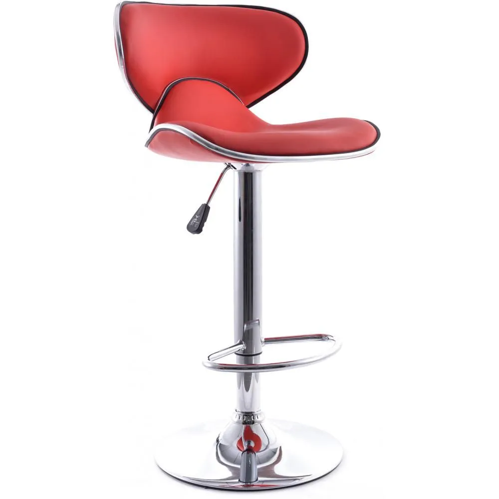 Tabouret de bar pivotant avec dossier - Dossier courbe image 8