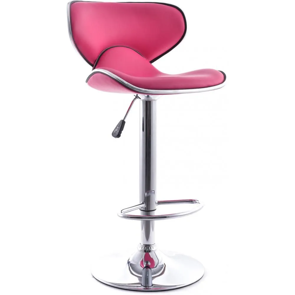 Tabouret de bar pivotant avec dossier - Dossier courbe image 8