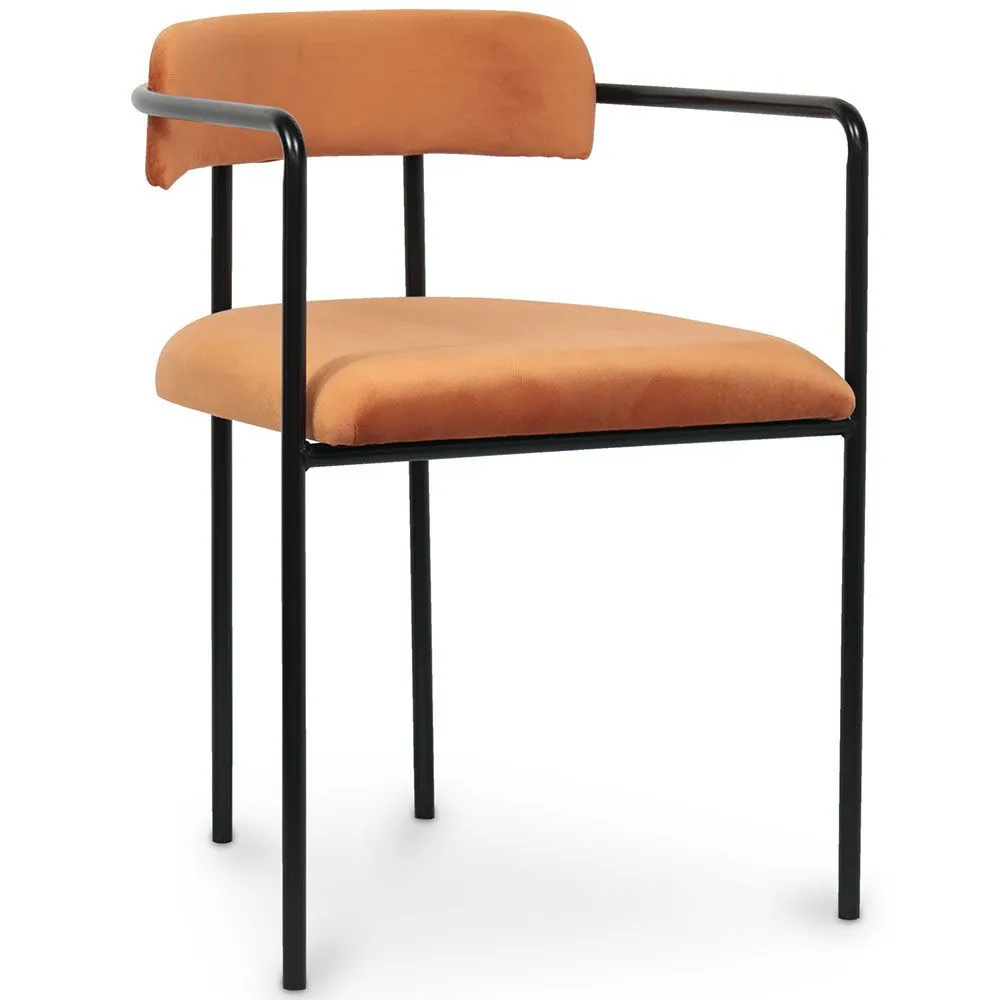 Chaise de salle à manger tapissée - Velours - Garne image 8