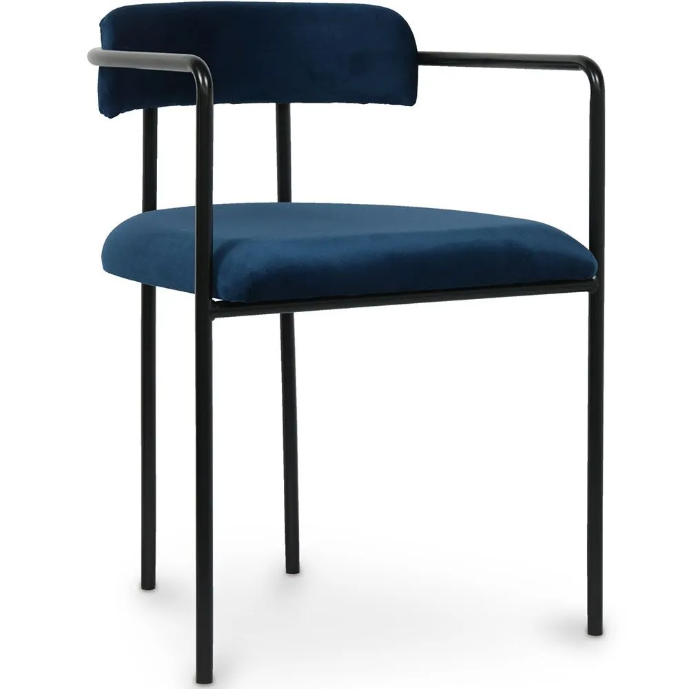 Chaise de salle à manger tapissée - Velours - Garne image 8