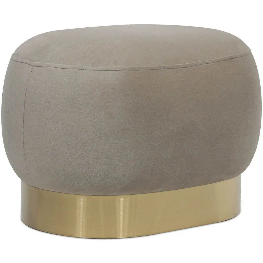 Pouf - Velours et métal - Luxe image 8