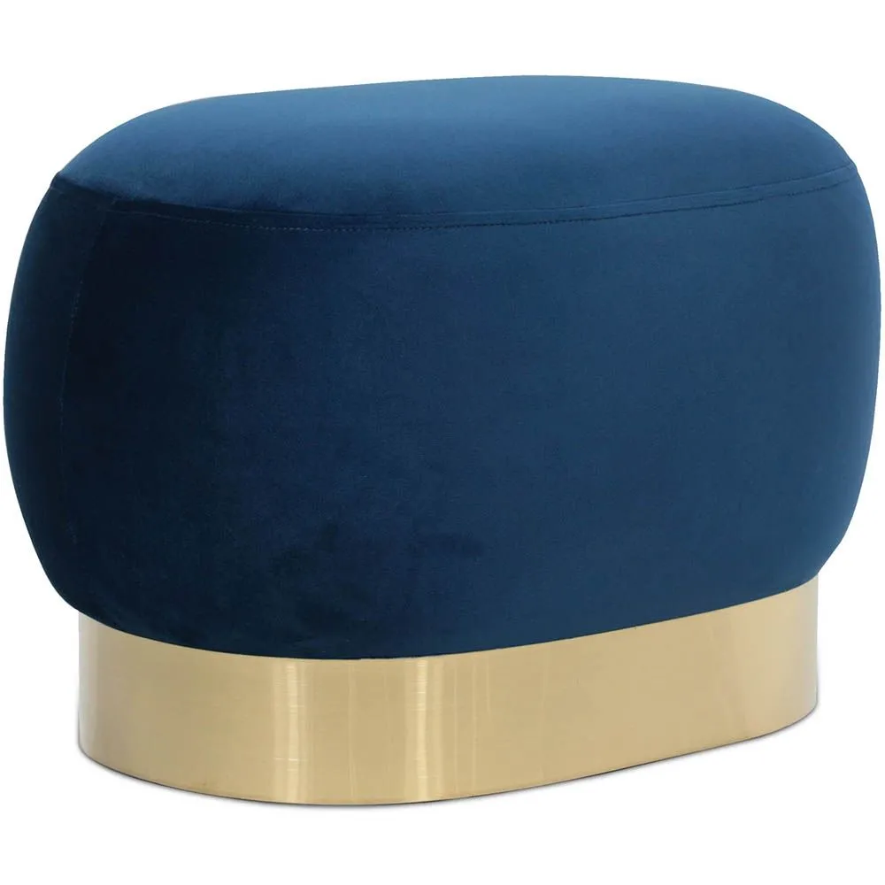 Pouf - Velours et métal - Luxe image 8