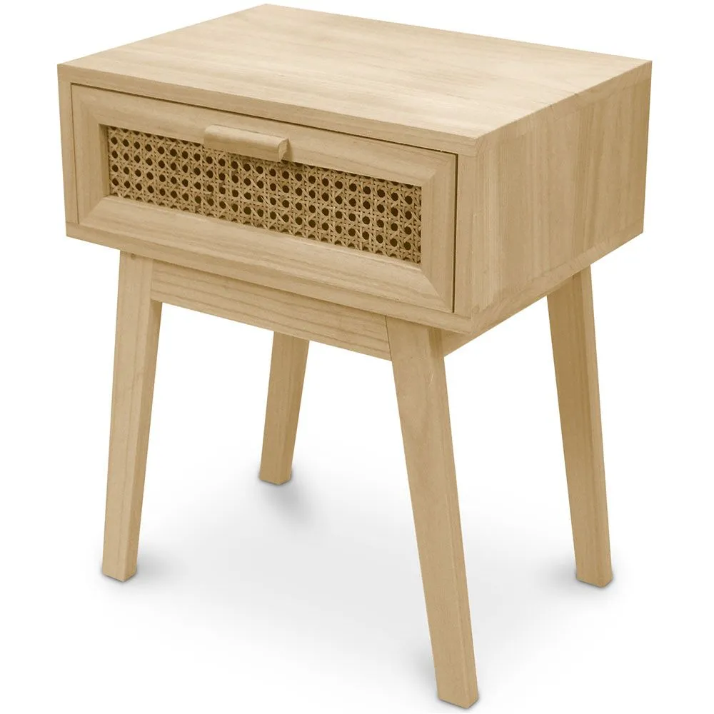 Table de chevet avec tiroirs Bois Boho Bali - Yanpai image 8