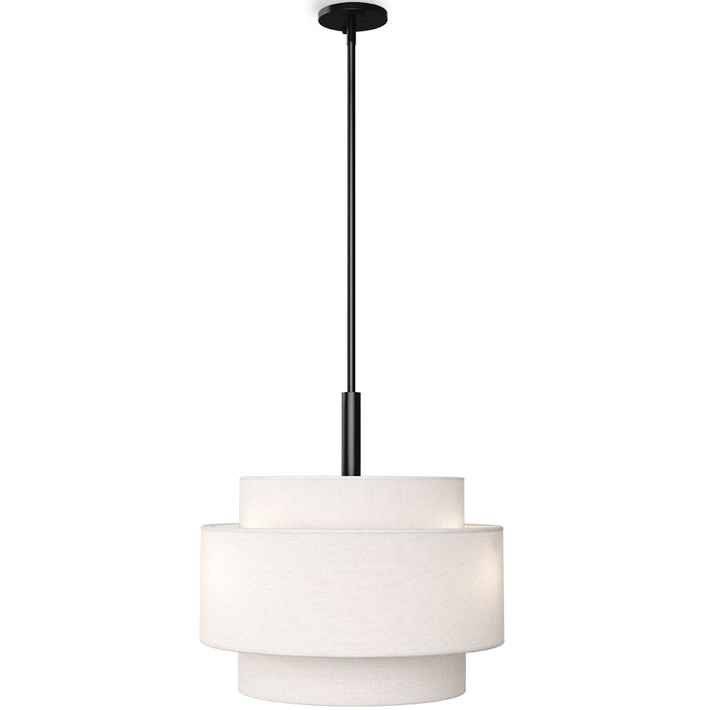 Lampe Suspendue de Plafond - Abat-jour en Tissu - Lorwe image 8