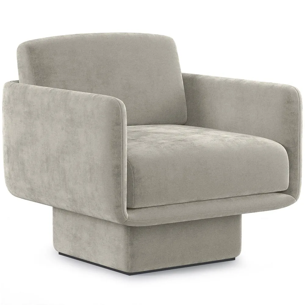  Fauteuil Rembourré en Velours - Jackson image 8