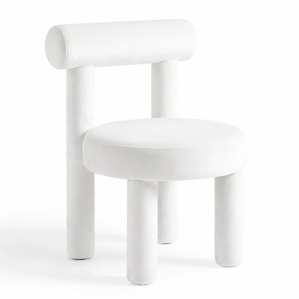 Chaise de Salle à Manger - Tapissée en Velours - Rhys image 8