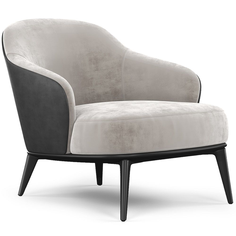 Fauteuil Tapissé en Velours - Luc image 8