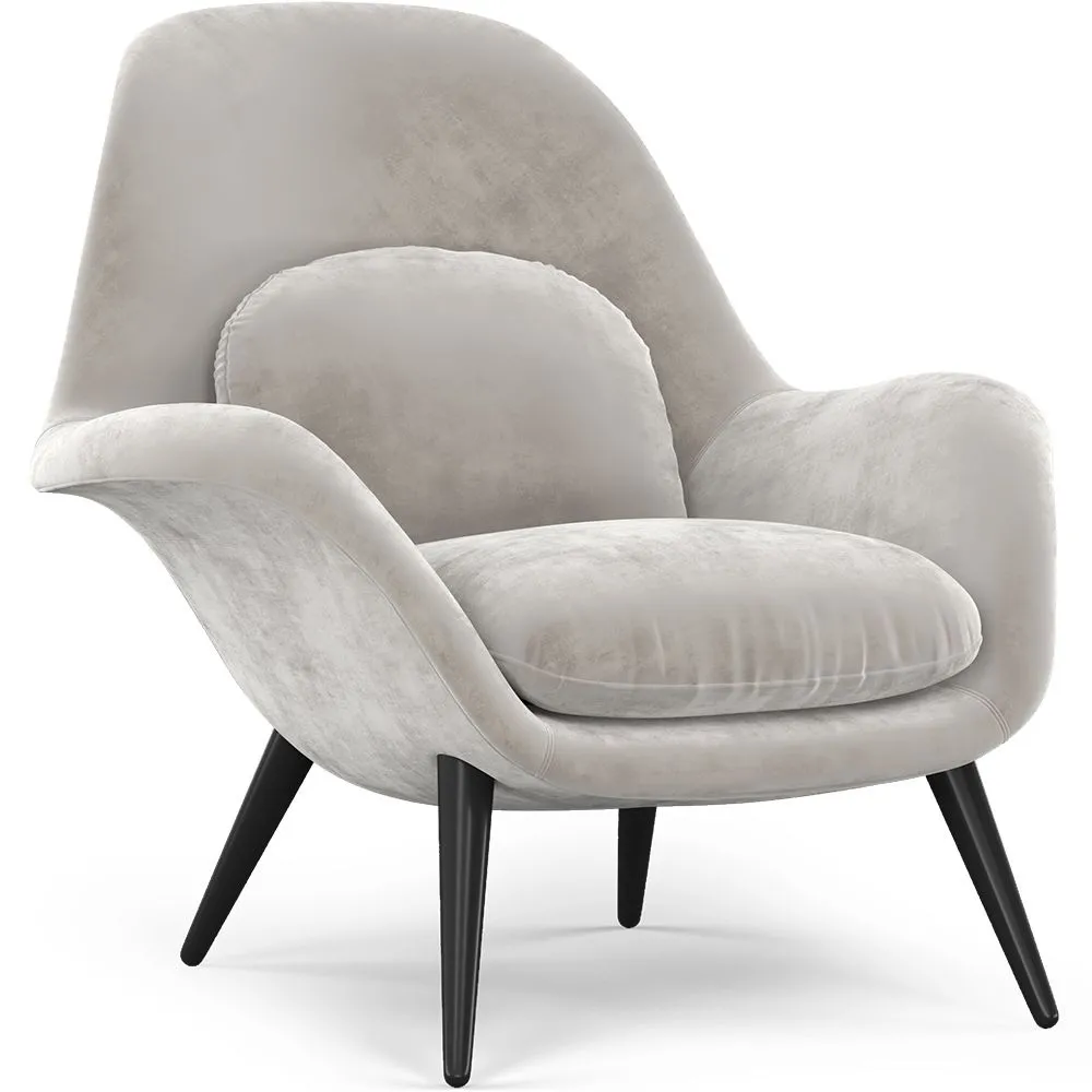Fauteuil en velours - Uyere image 8