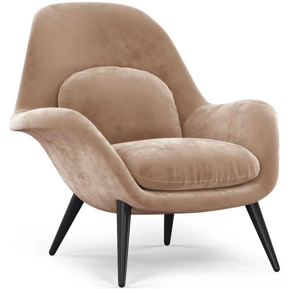 Fauteuil en velours - Uyere image 8