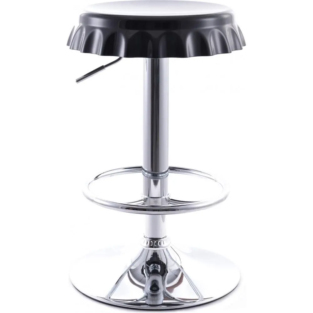 Tabouret de bar pivotant - Design métal - Bouteille image 8
