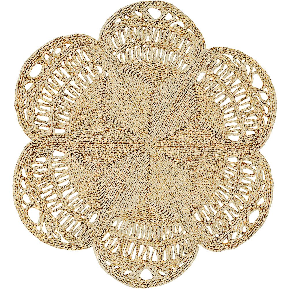 Tapis rond en jute - Boho Bali - 100 CM - Niluh image 8