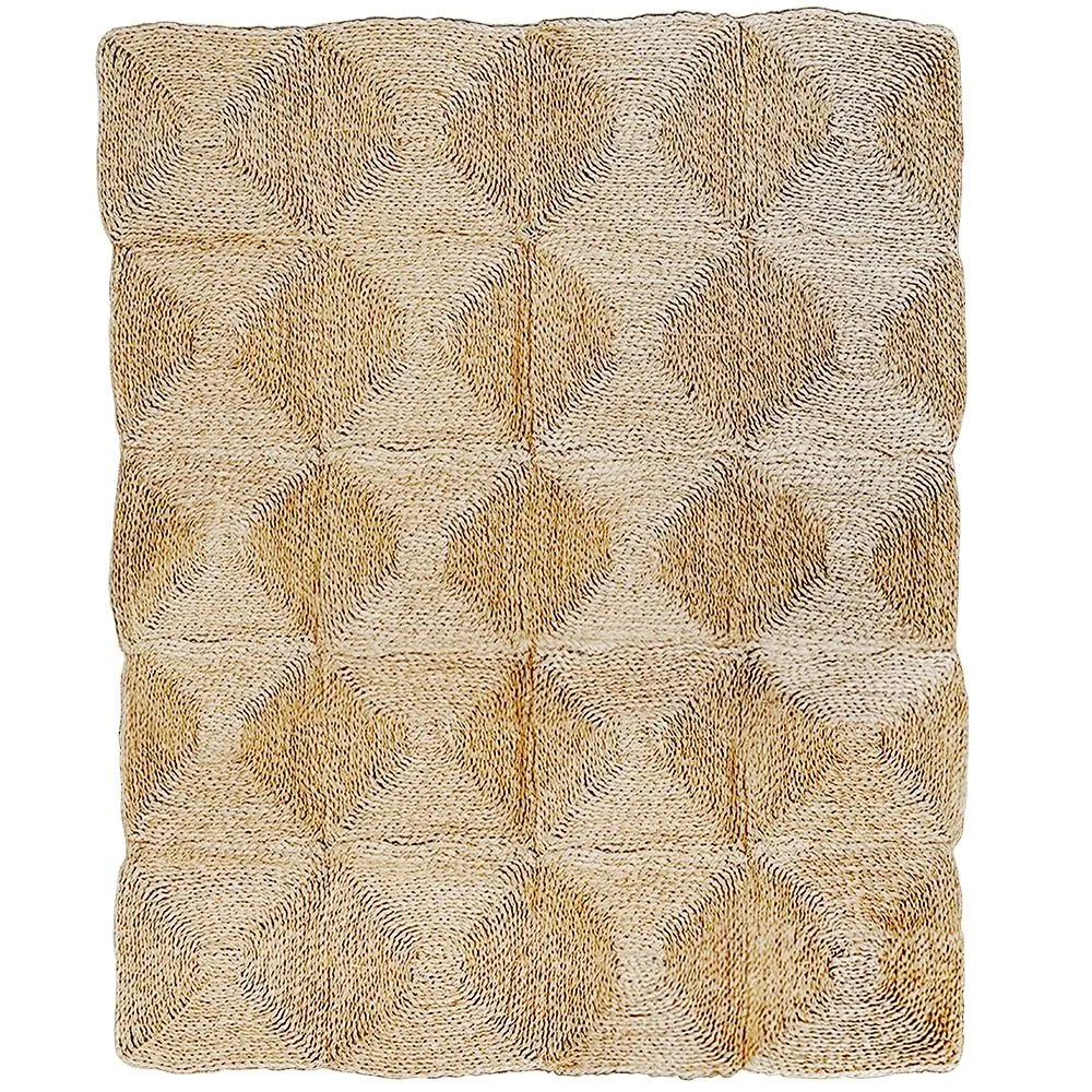 Tapis rectangulaire en jute - Boho Bali - 120x150 CM - Lubya image 8