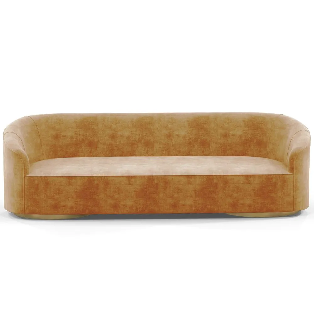 Canapé 4/5 places - Revêtement en velours - Herina image 8