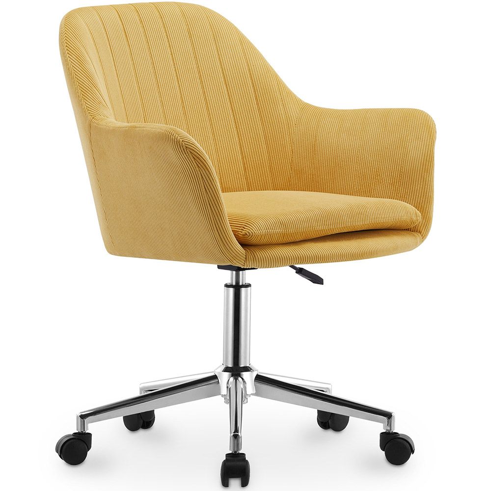 Chaise de bureau pivotante avec accoudoirs - Lumby image 8