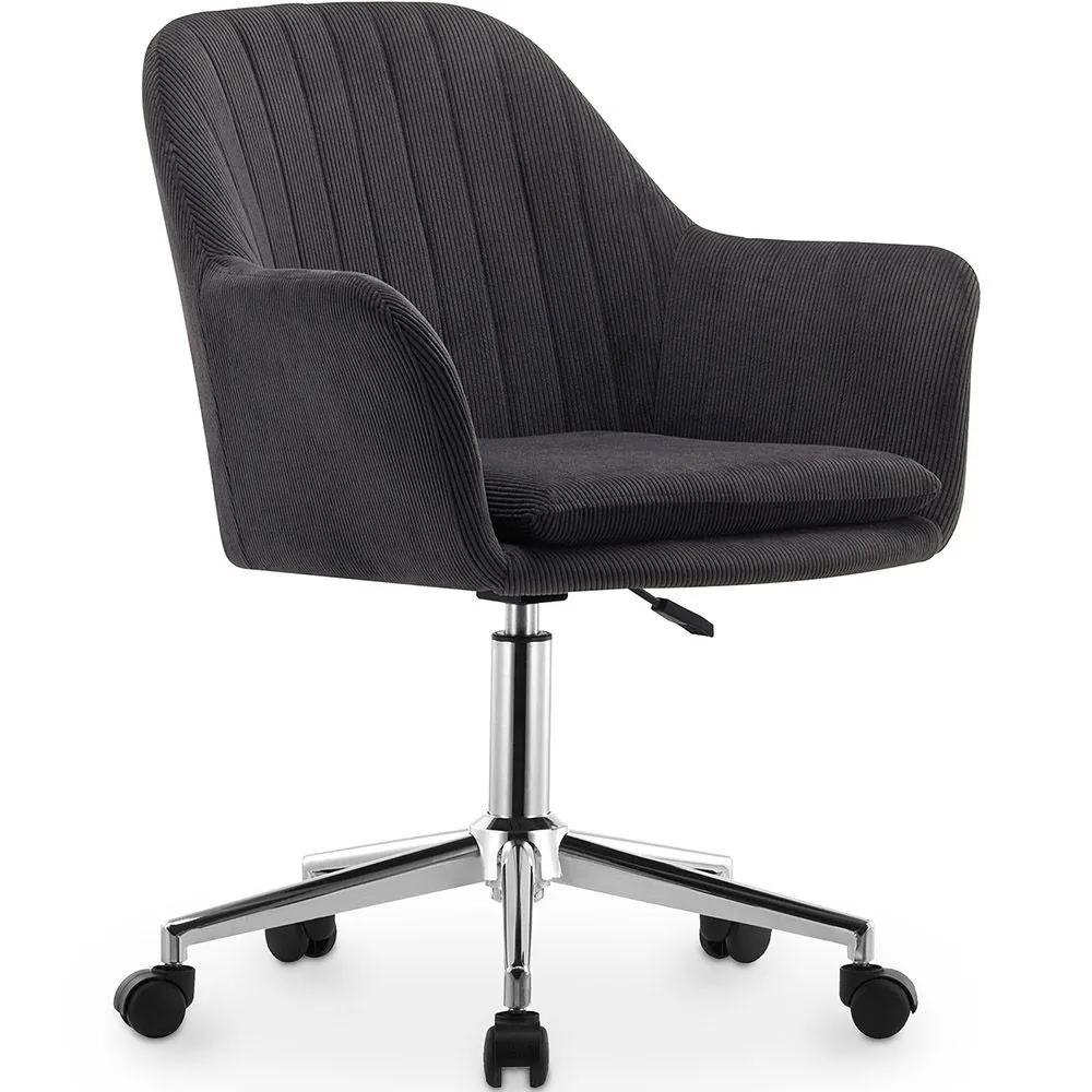 Chaise de bureau pivotante avec accoudoirs - Lumby image 8