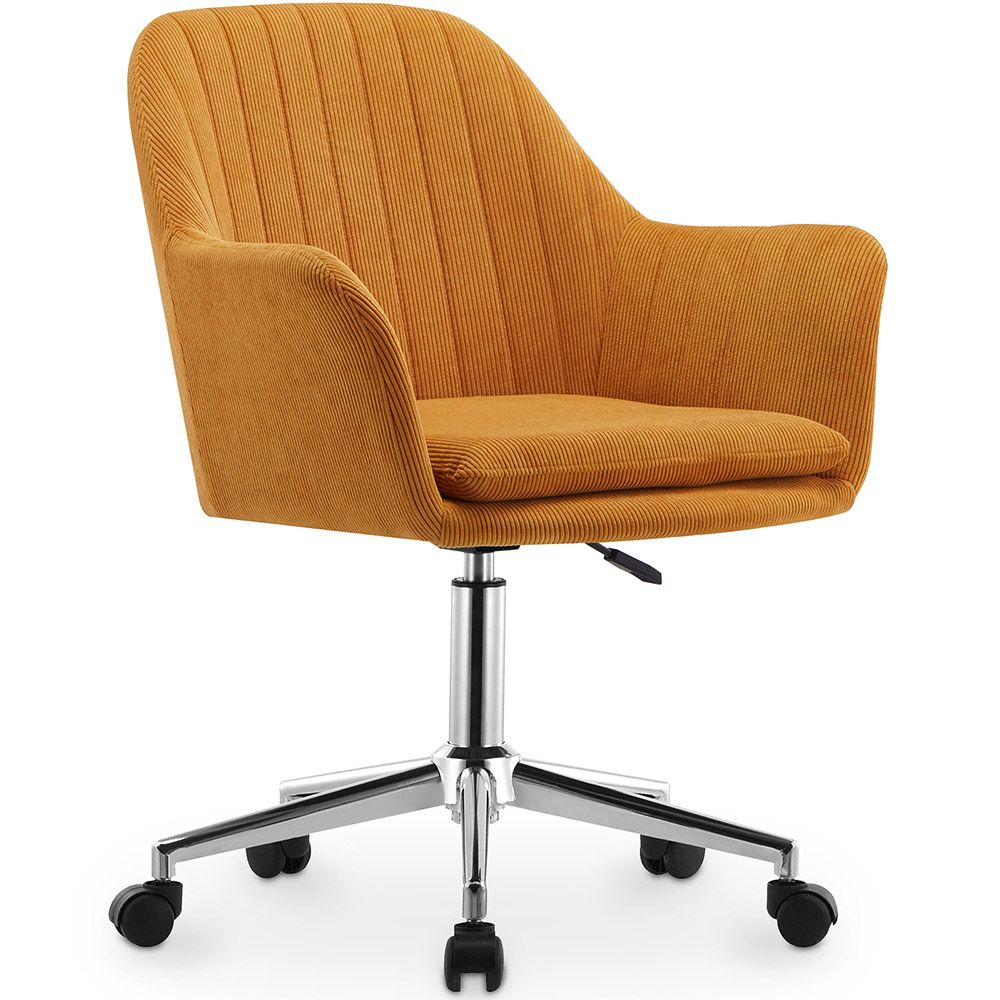 Chaise de bureau pivotante avec accoudoirs - Lumby image 8