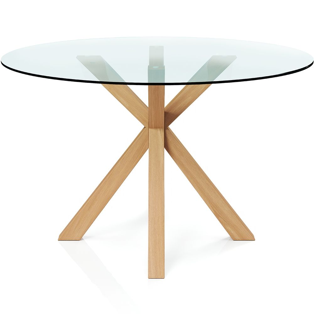 Table à manger ronde - 120CM - Verre  - Tauwa image 8