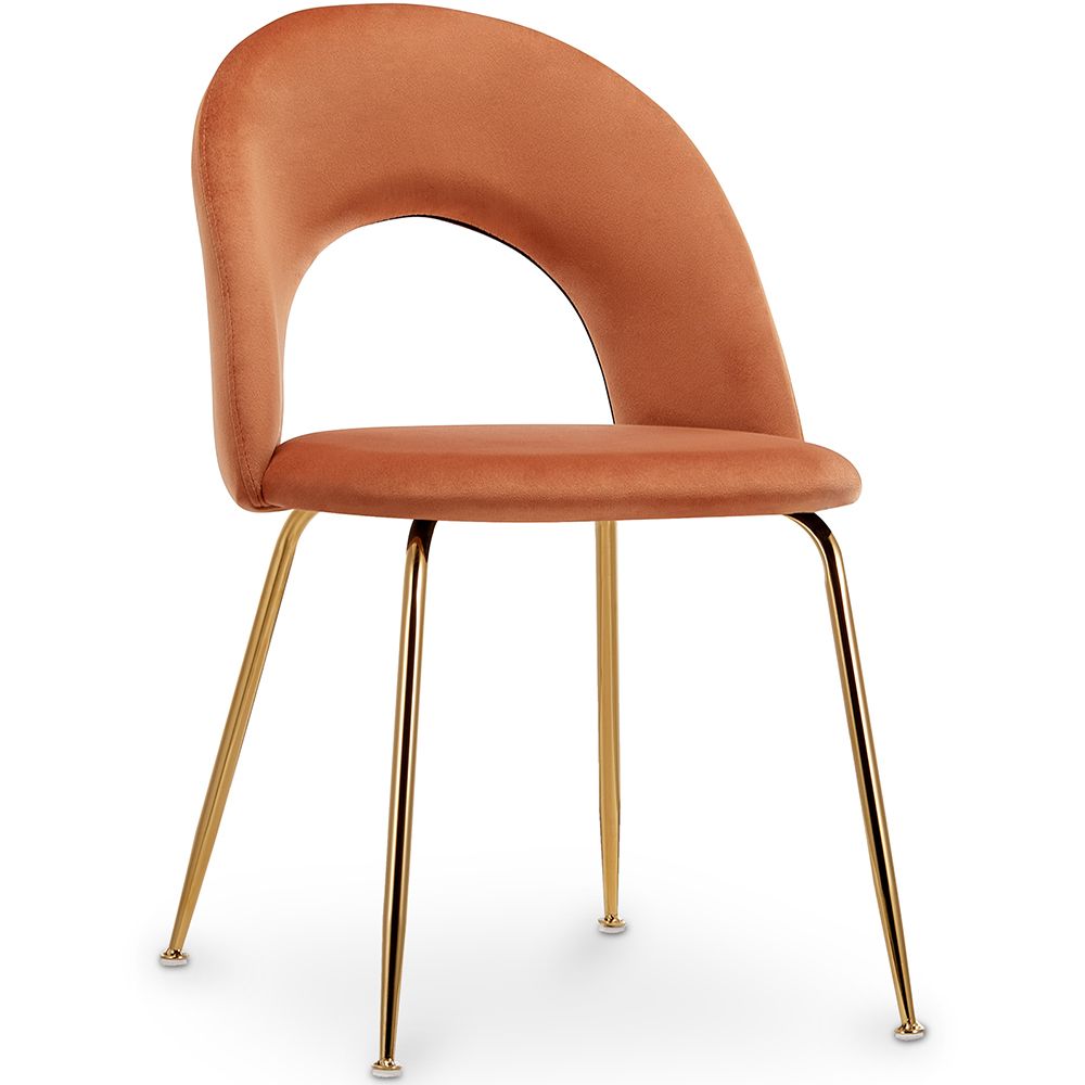 Chaise de Salle à Manger - Revêtue de Velours - Amarna image 8