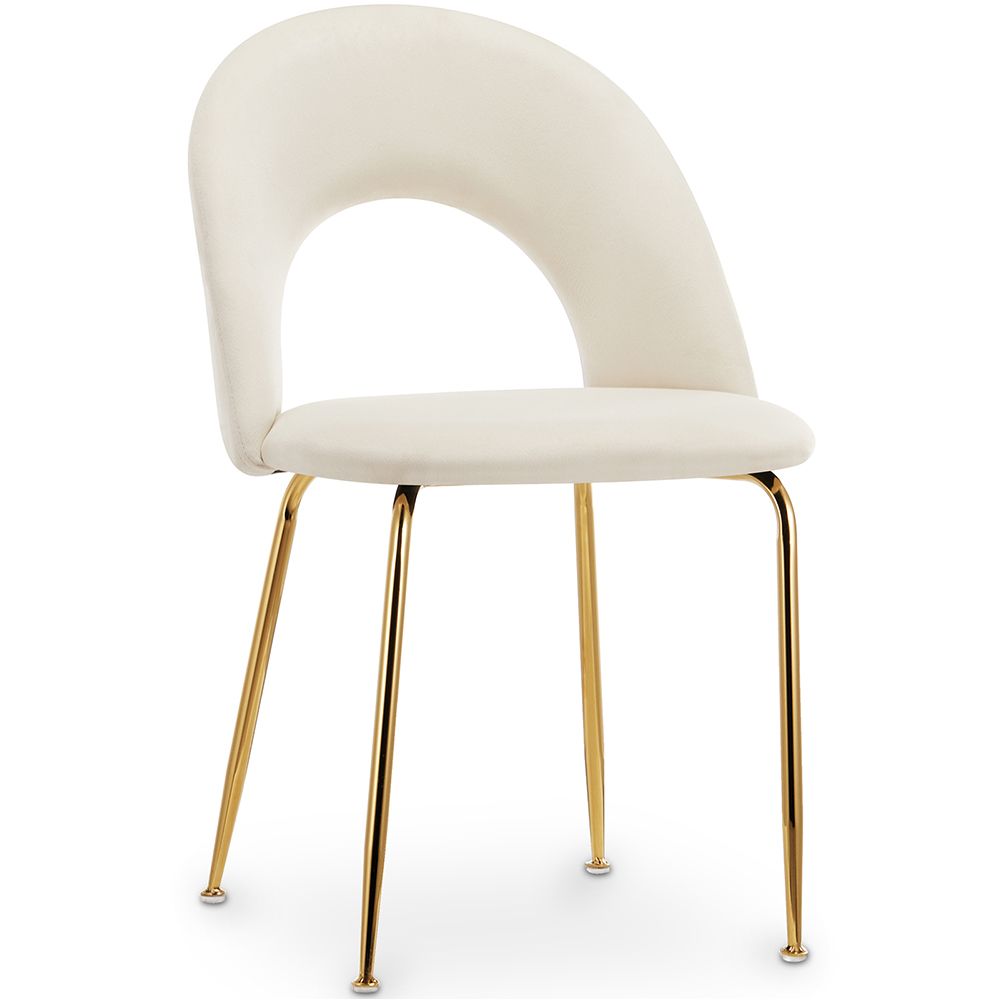 Chaise de Salle à Manger - Revêtue de Velours - Amarna image 8