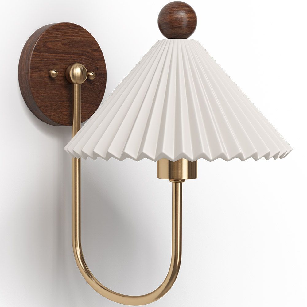 Lampe Murale en Or Vieilli - Applique Vintage - Leig image 8