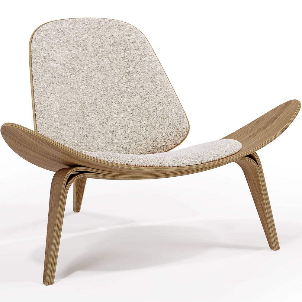 Fauteuil design - Fauteuil scandinave - Revêtement en Boucle - Lucy image 8