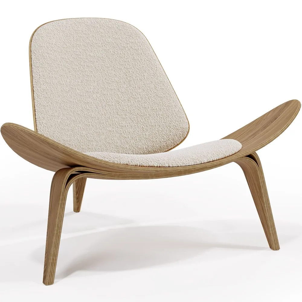 Fauteuil design - Fauteuil scandinave - Revêtement en Boucle - Lucy image 8