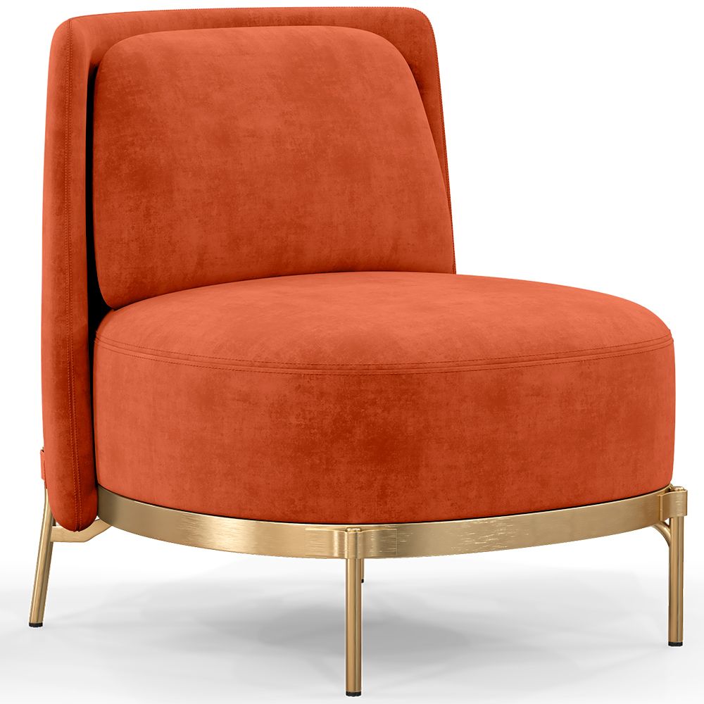 Fauteuil Design - Revêtement en Velours - Kanla image 8
